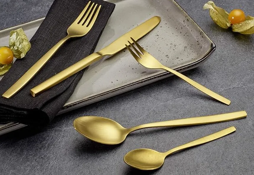 Besteck gold inkl. Reinigung