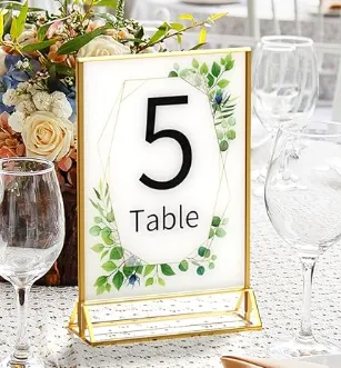 Tischaufsteller A5, versch. Modelle