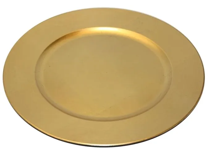 Platzteller 33cm Gold, inkl. Reinigung