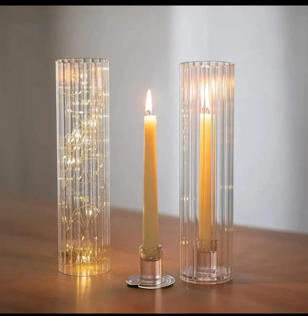 Tafelkerzenständer Glas, inkl. Reinigung, verschiedene Modelle