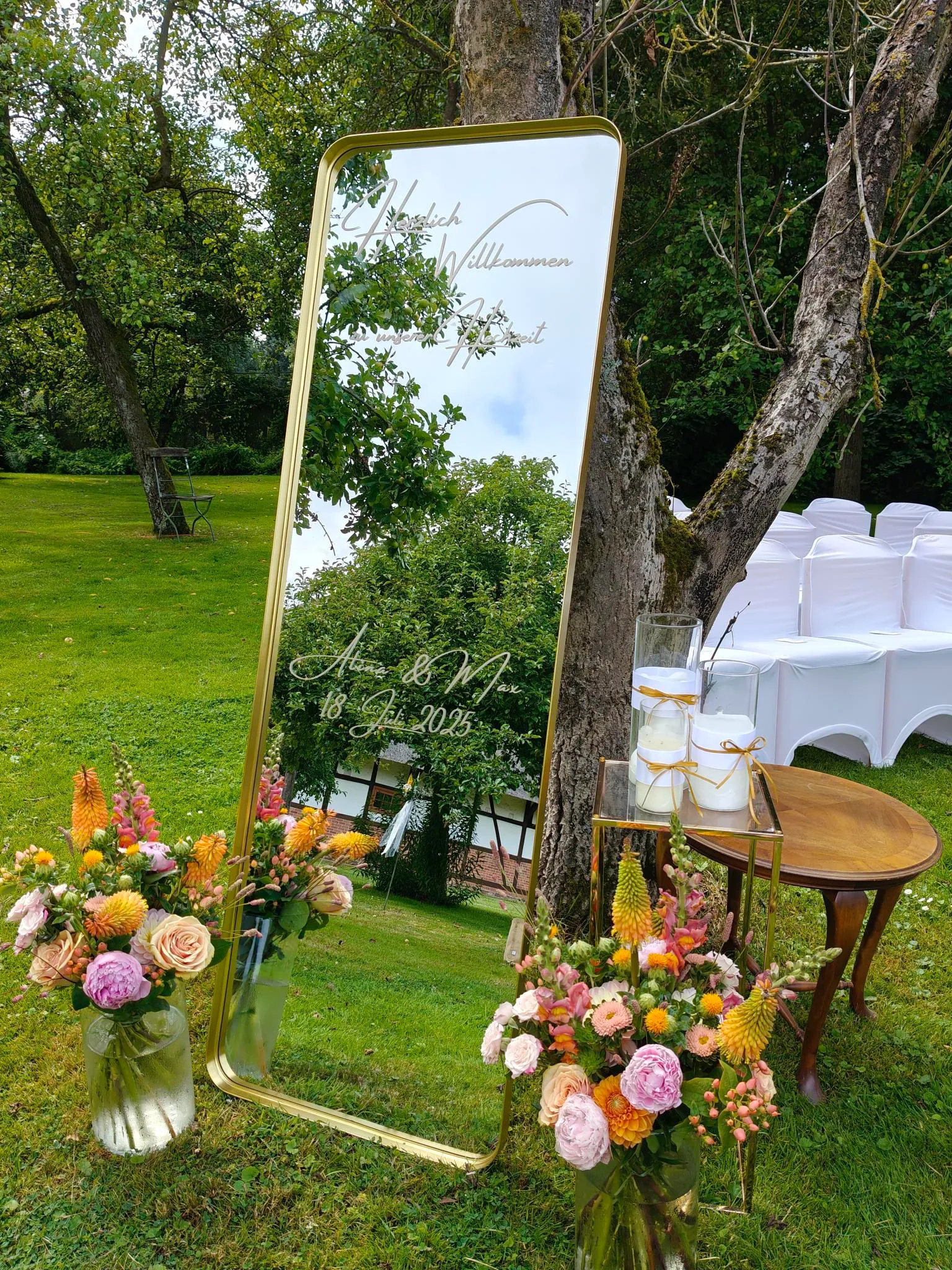 Leihgebühr Selfi-Spiegel inkl. Personalisierung