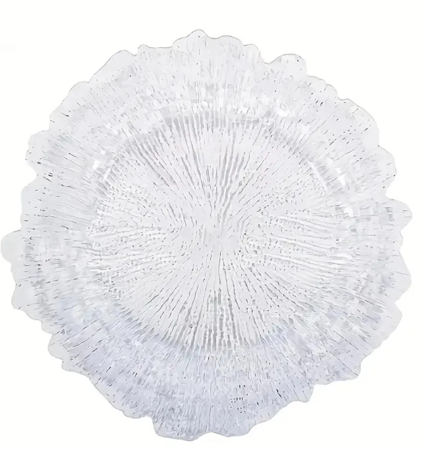  Platzteller Transparent 33cm, inkl. Reinigung