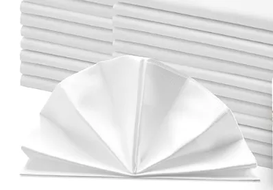 Stoffserviette Baumwolle weiß inkl. Reinigung