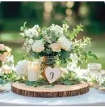 Holzscheiben versch. Größen