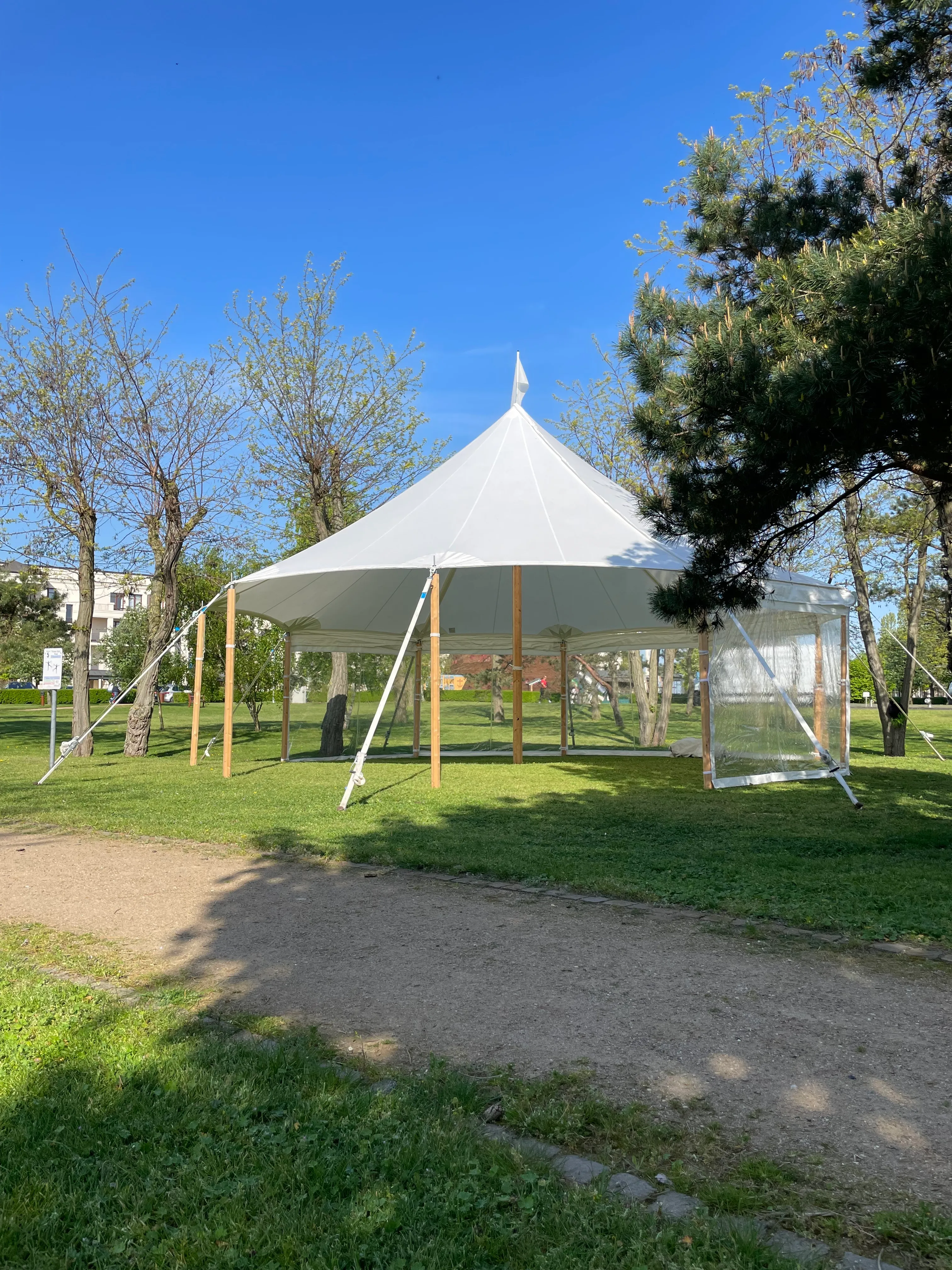 Sailcloth-Tent versch. Größen, Preis inkl. Aufbauleistung
