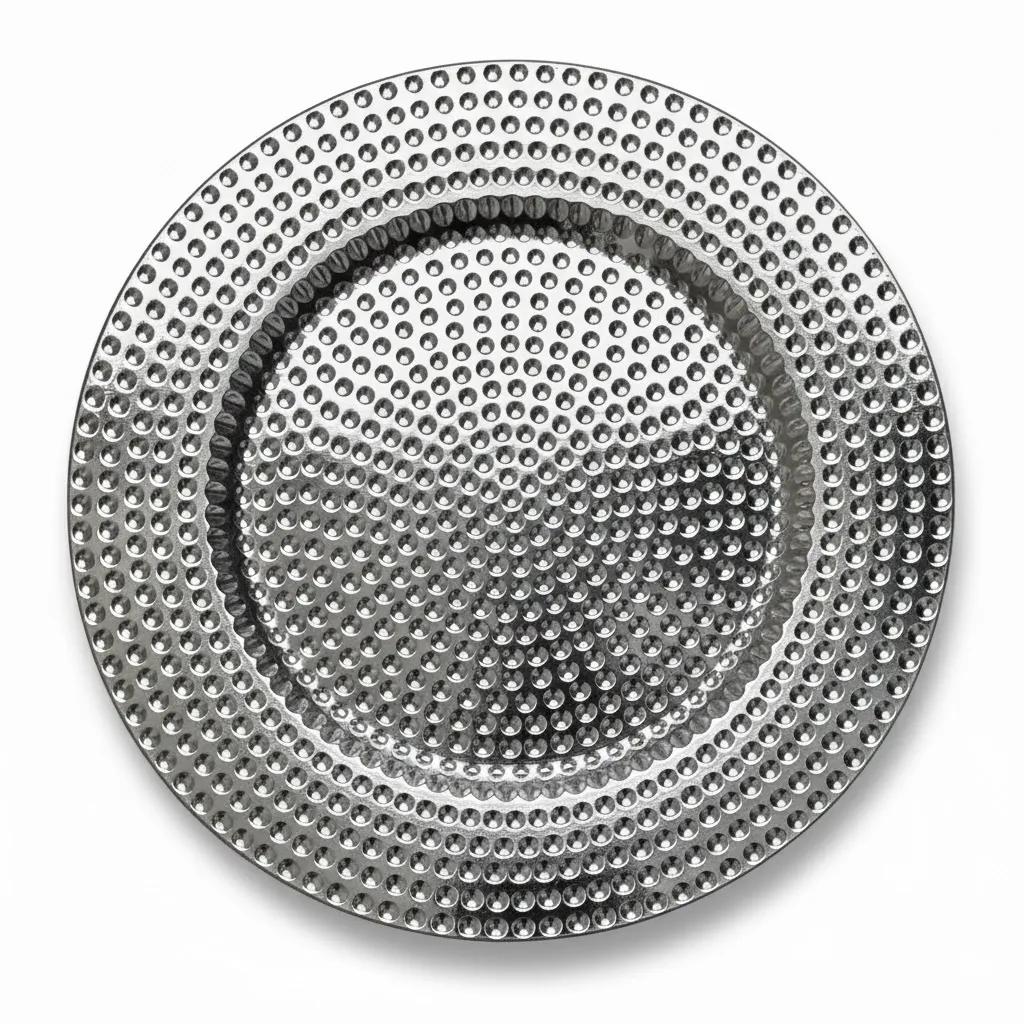 Platzteller Silber "Punkte" Ø 33 cm