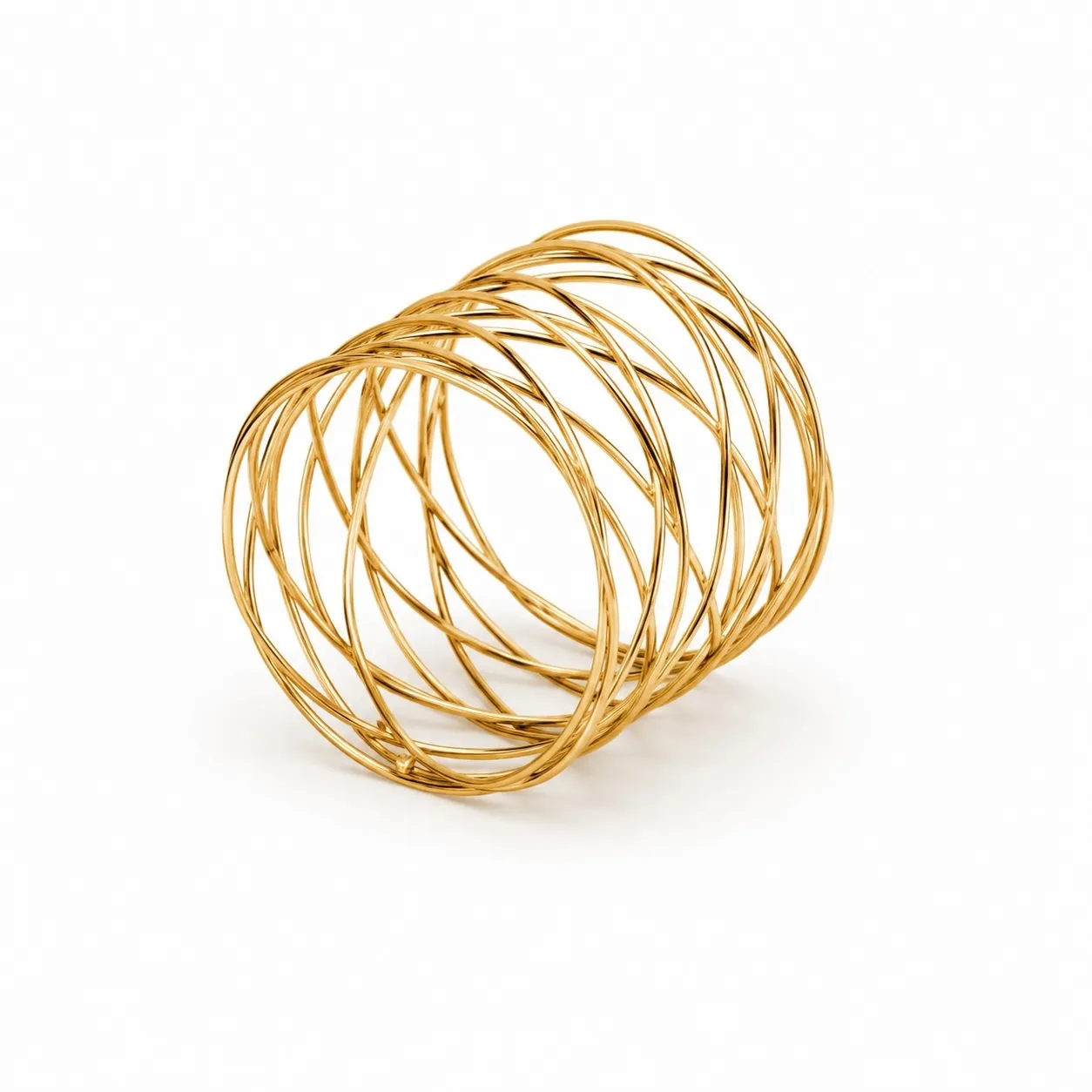 Serviettenring Gold "Design"