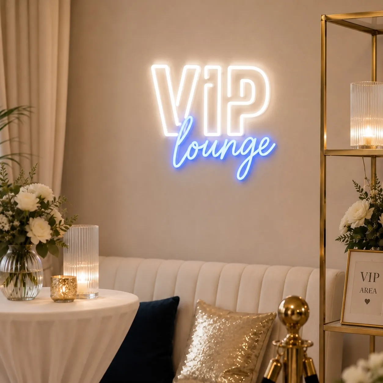 LED-Neonschild "VIP Lounge"