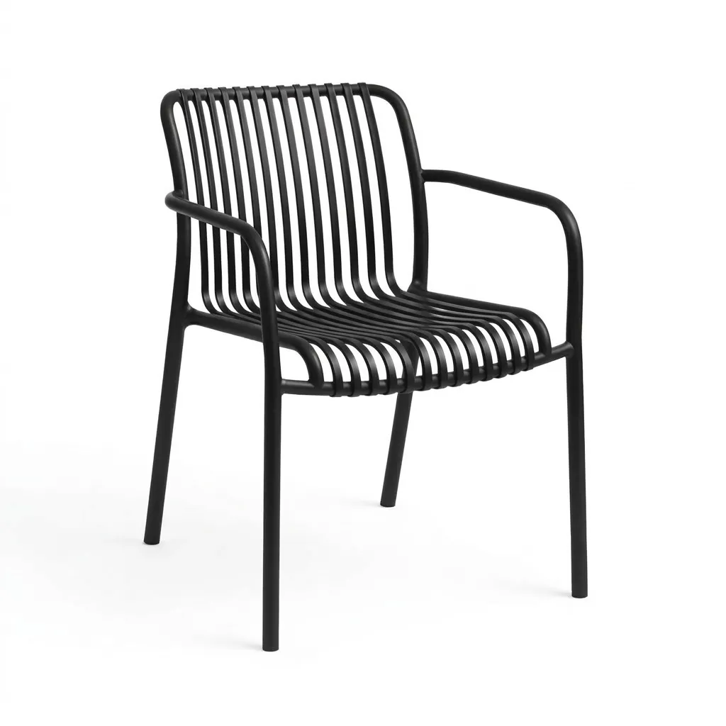 Outdoor Stuhl Schwarz