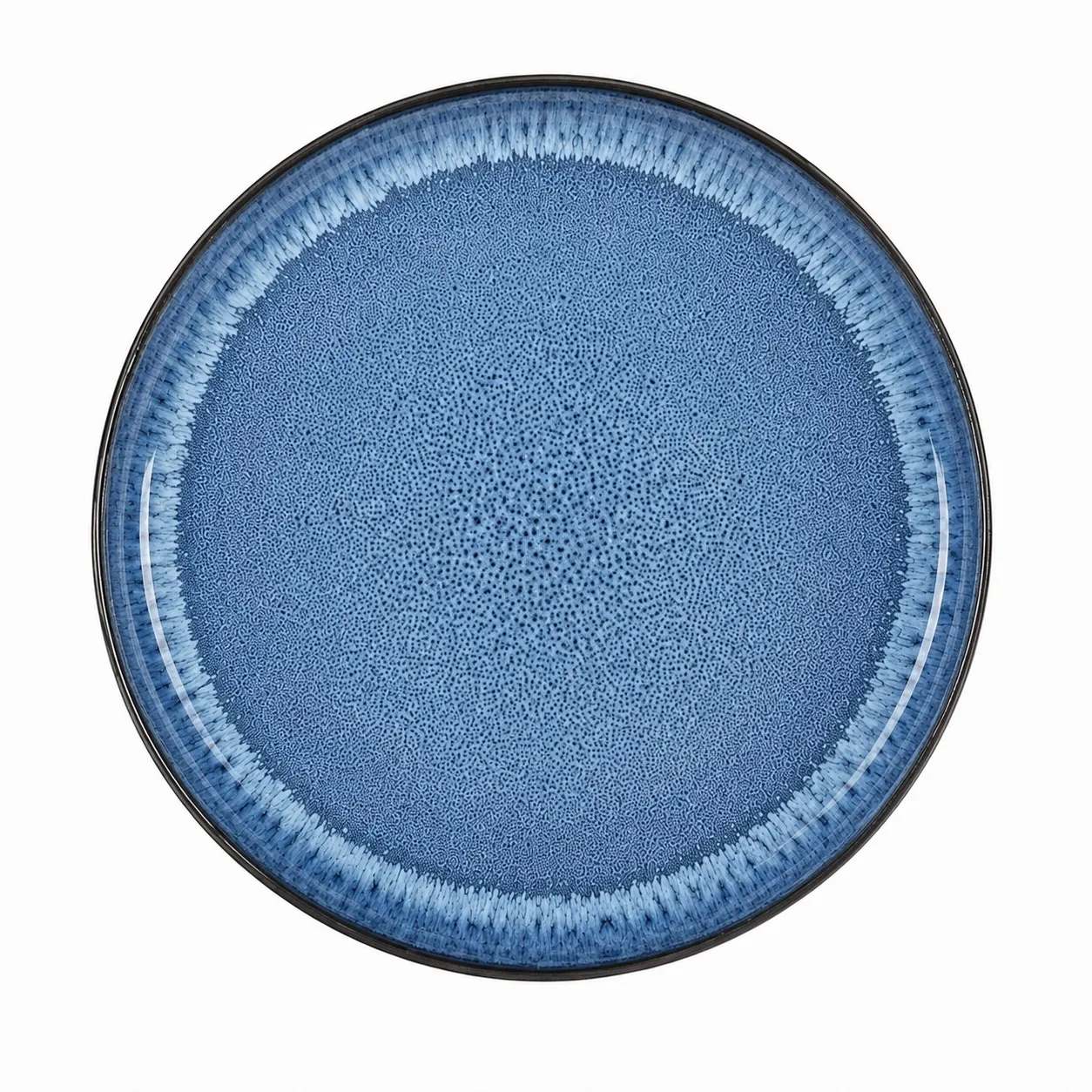 Speiseteller Steingut Modern "Mediterran Blau"  26 cm