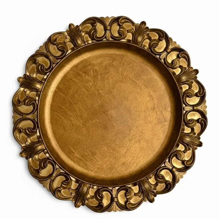Platzteller Kupfer "Antik" Ø 35 cm