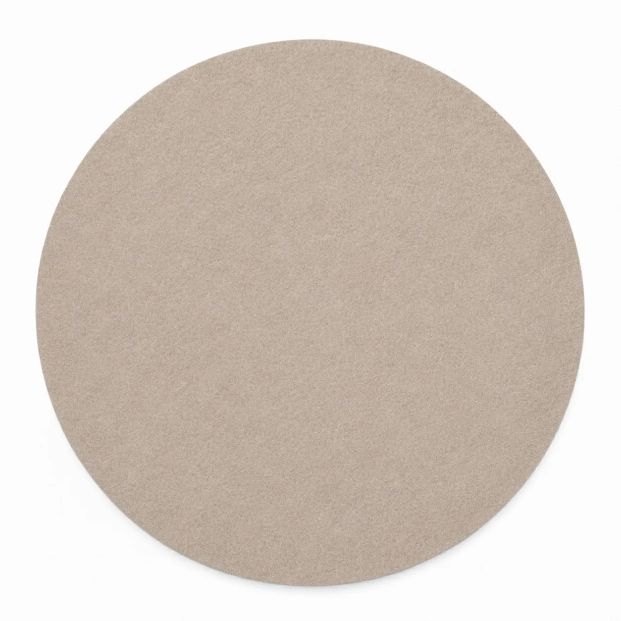 Platzset Rund "Filz" Beige Ø 37 cm