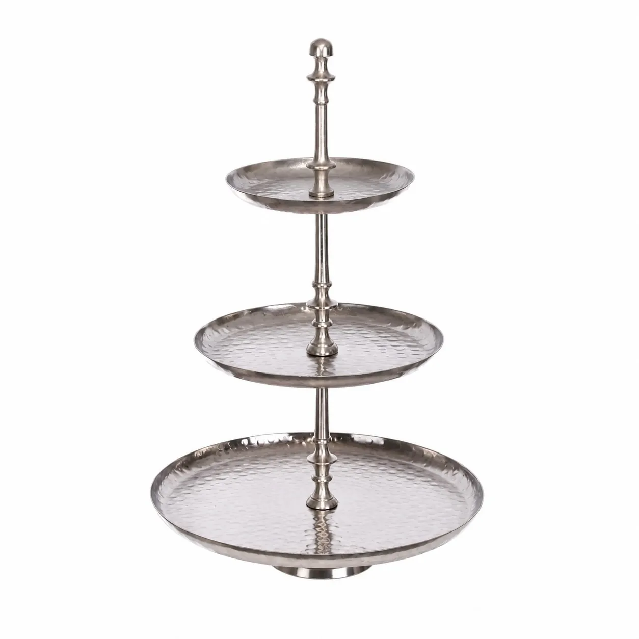 Etagere "Gehämmert" 3-Etagen