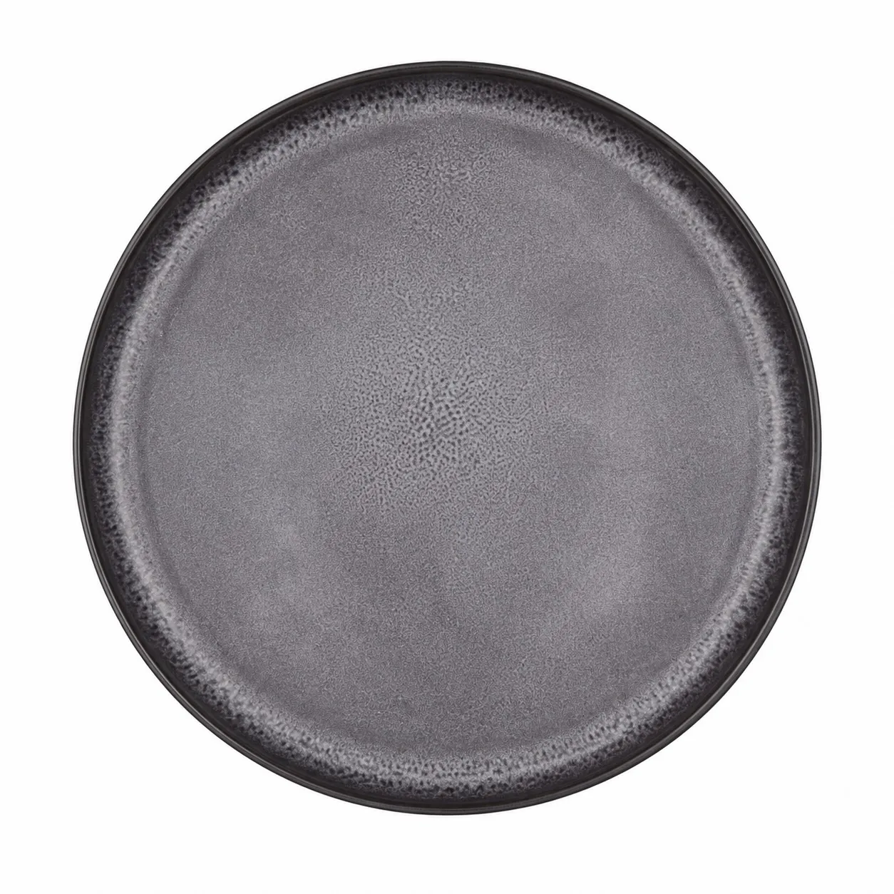 Speiseteller Steingut Modern "Graphitgrau" Ø 26 cm