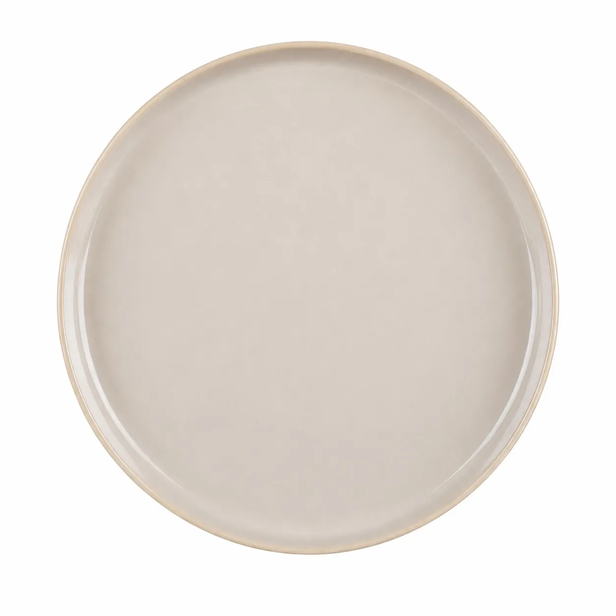 Speiseteller Steingut Modern "Soft Beige" Ø 26 cm