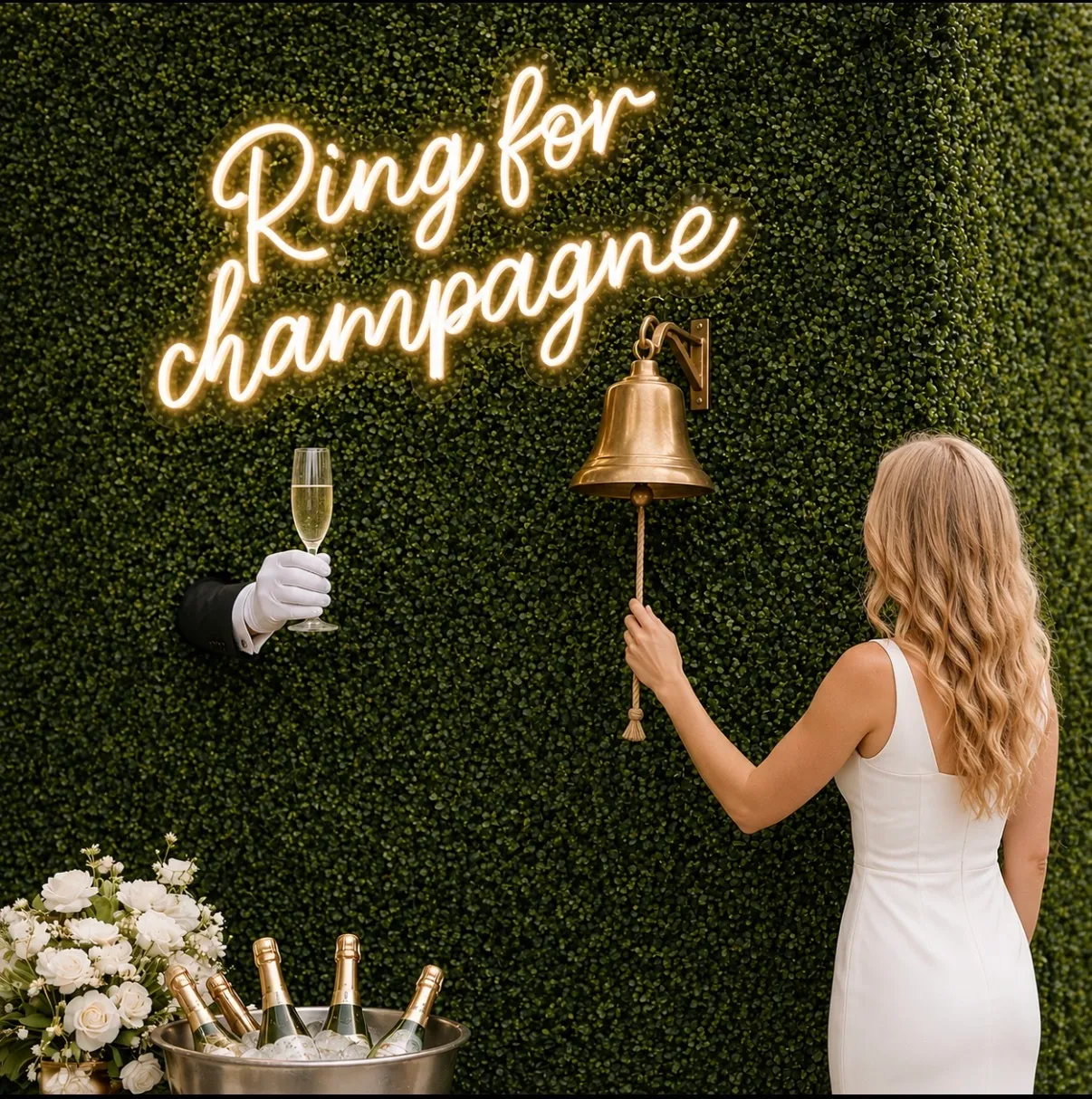 Champagner Wand "Ring for Champagne"