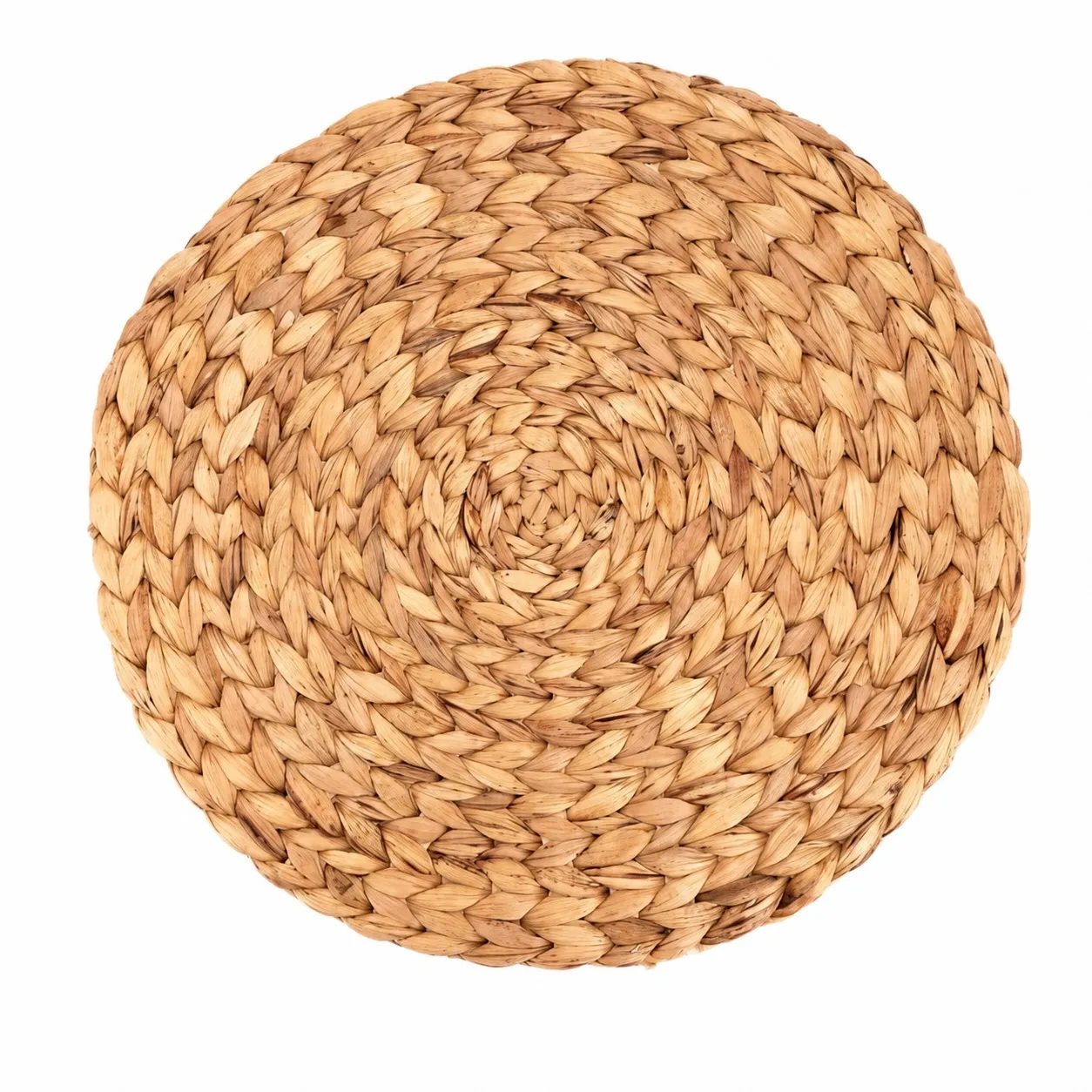 Platzset Rund "Wasserhyazinthe geflochten" Natur Ø 35 cm
