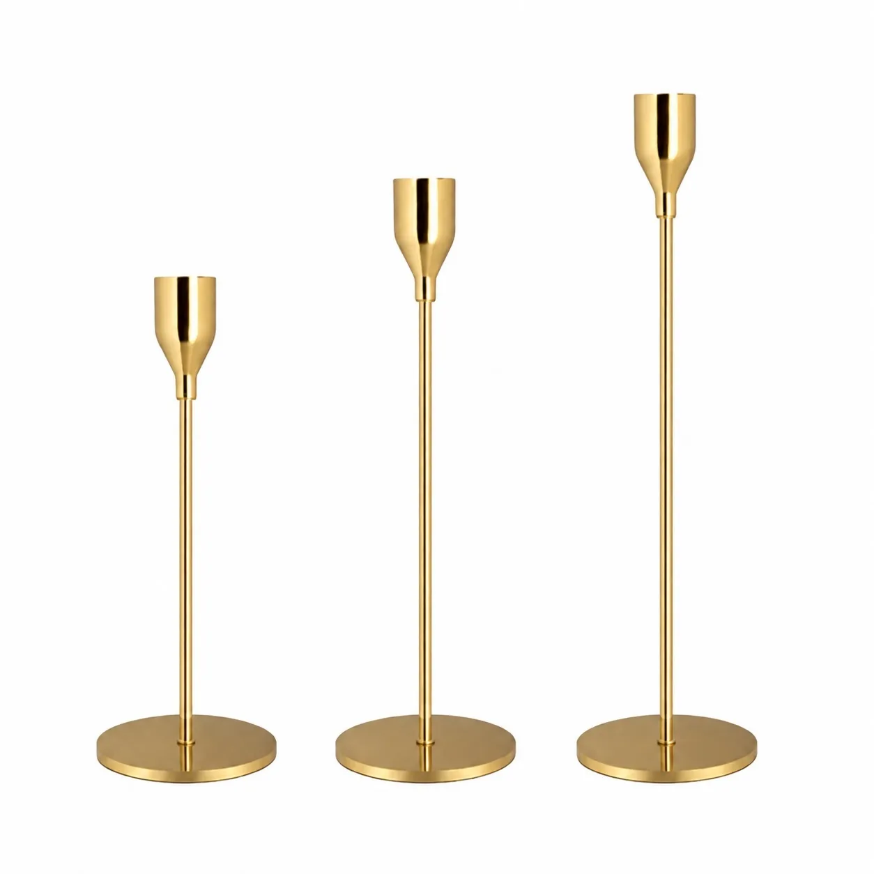 Kerzenständer Gold 3er Set "Deluxe"