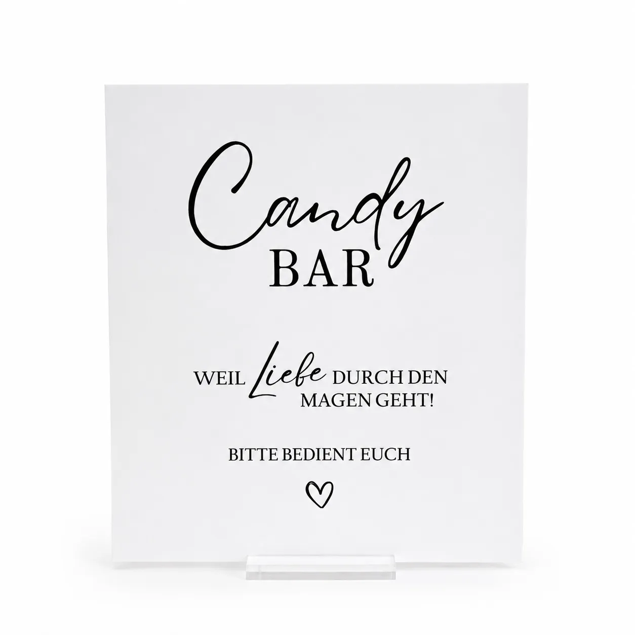 Schild "Candy Bar"