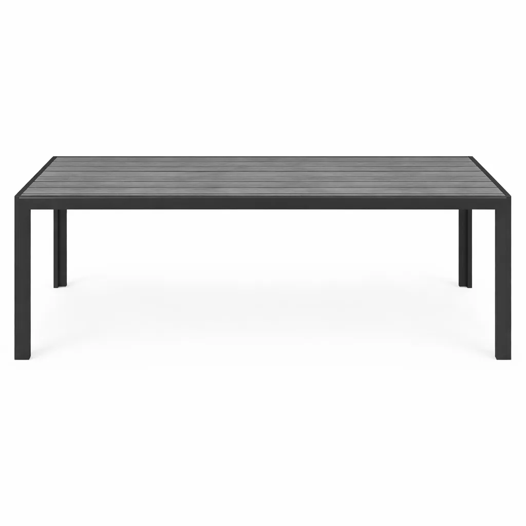 Outdoor Tisch Rechteckig Anthrazit