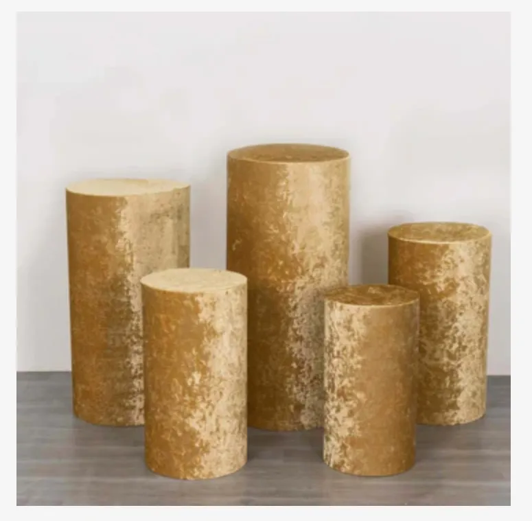 Velvet plinth covers 