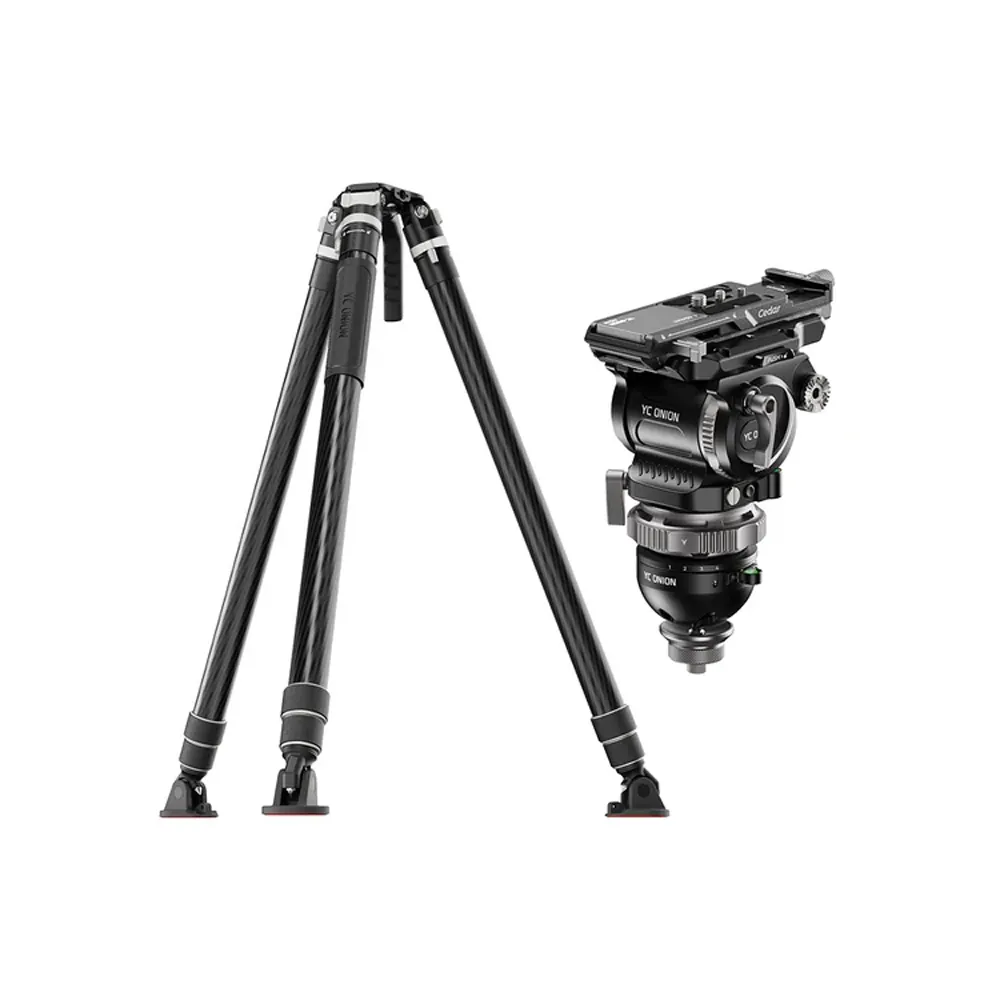YC Onion Pineta Peak 75 LITE Tripod with Cedar CB7 Fluid Head