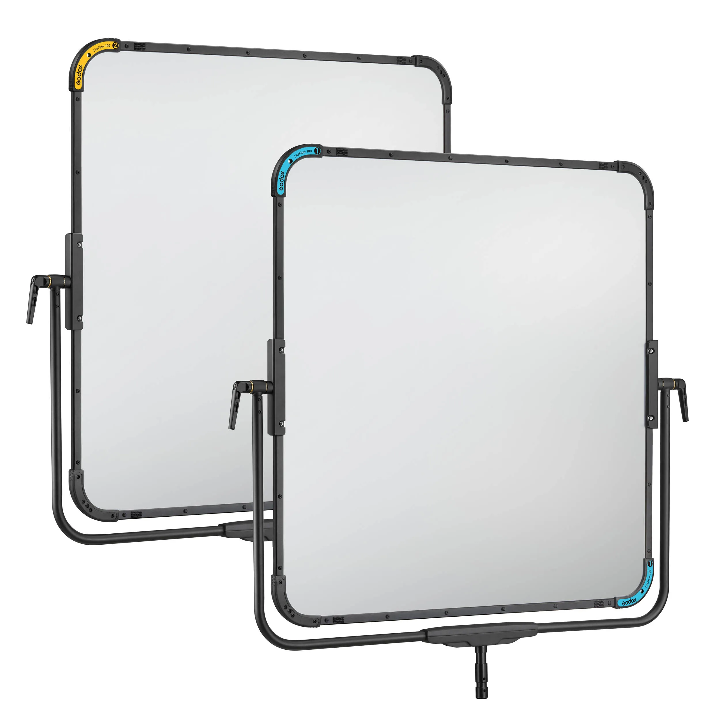 LiteFlow100 Cine Light Reflector Kit 100x100cm (39"x39") with Hard Case for Studio & Film Lighting