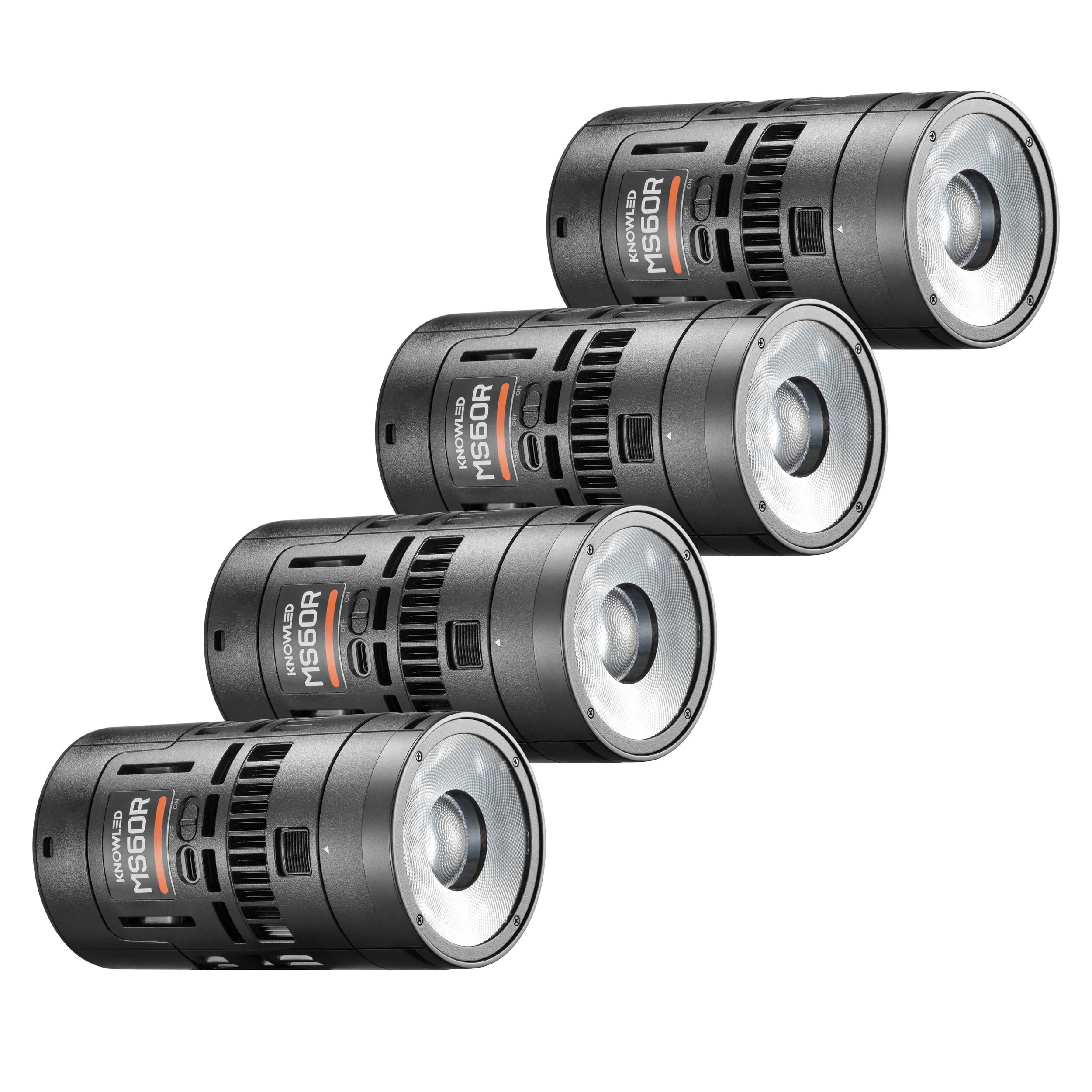 Godox KNOWLED MS60R 4K Super-Compact RGB LED Video Light Four-Head Kit