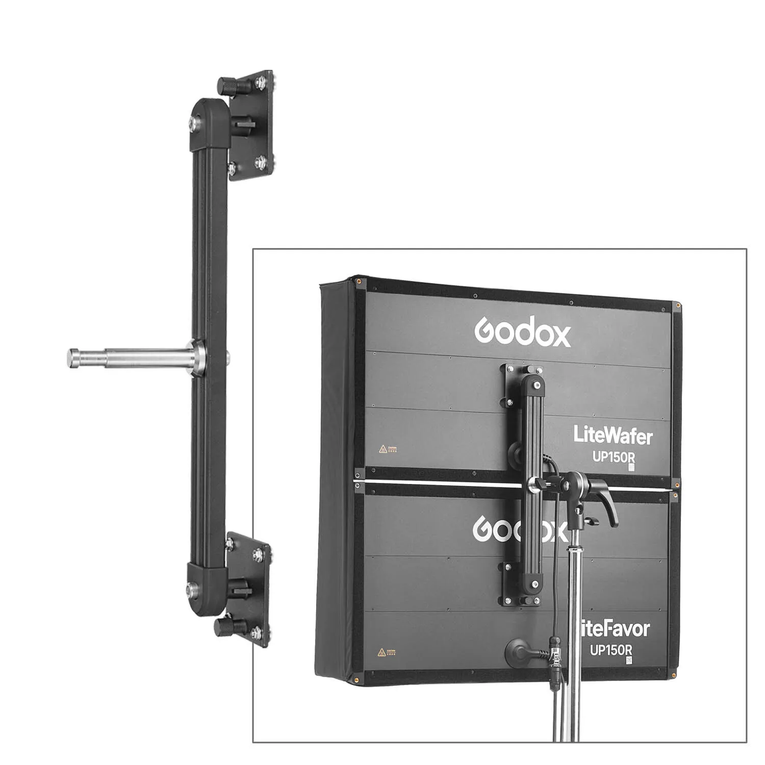 Godox UP150RSC01 2'x2' Horizontal Straight-Connector for UP150R Panels