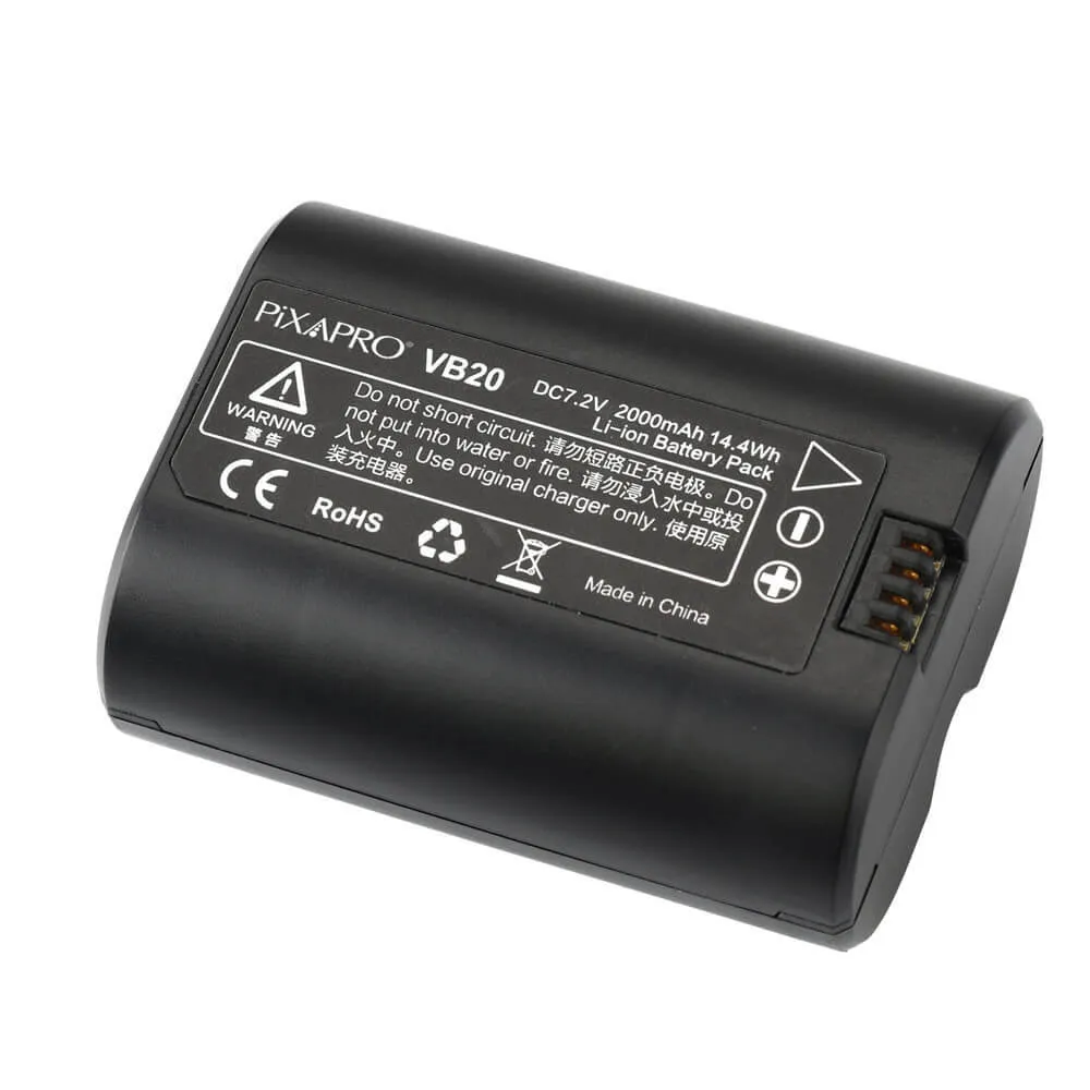 Godox VB20 Rechargeable Li-ion Battery Pack for V350 Speedlite Flash