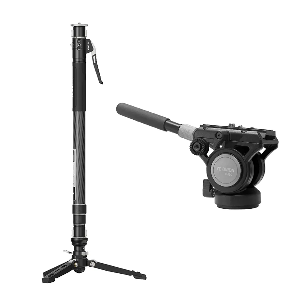 YC Onion Pineta Pro Monopod With FH60S Fluid Head Kit