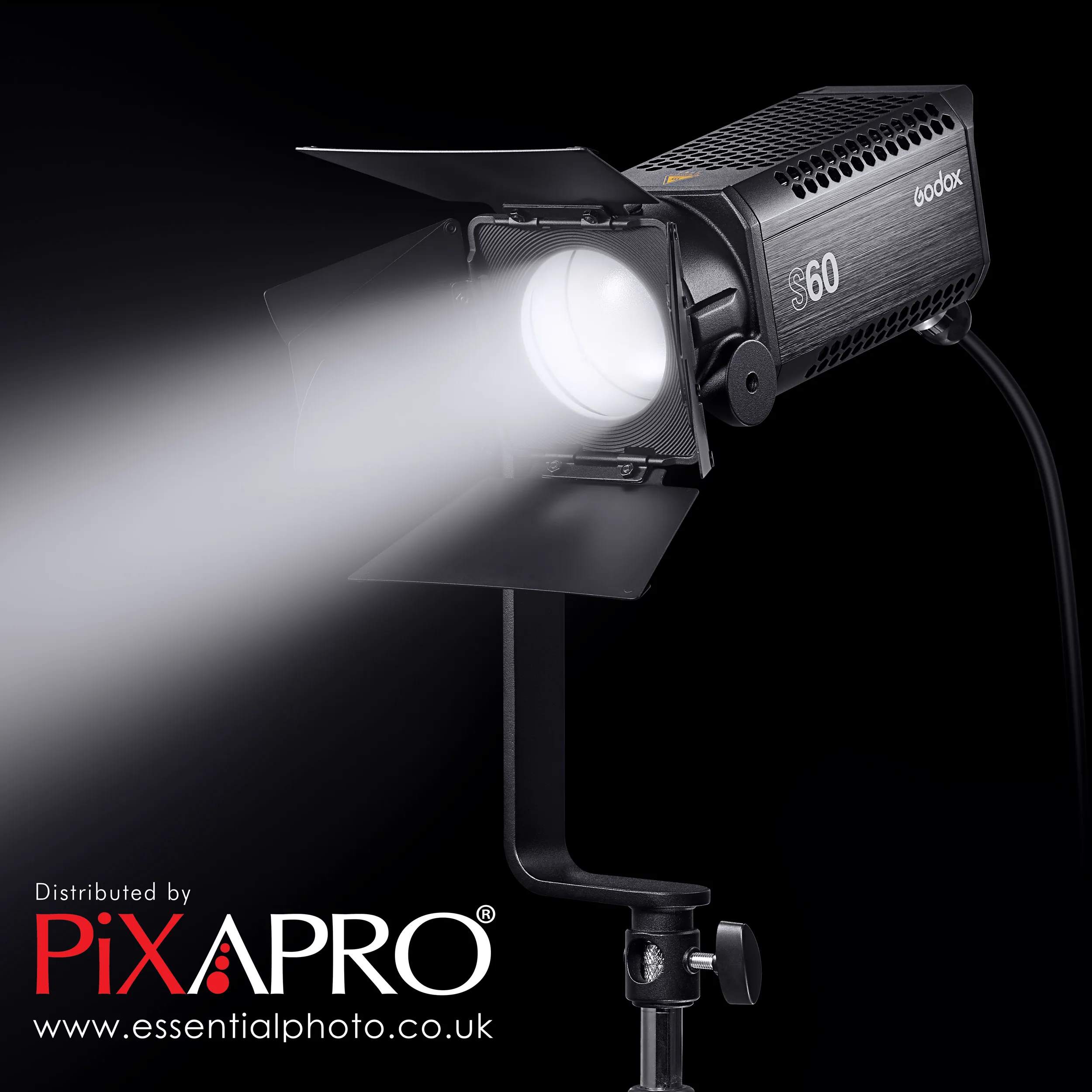 Godox S60D 60W Daylight-Balanced Adjustable Focusable LED Light 