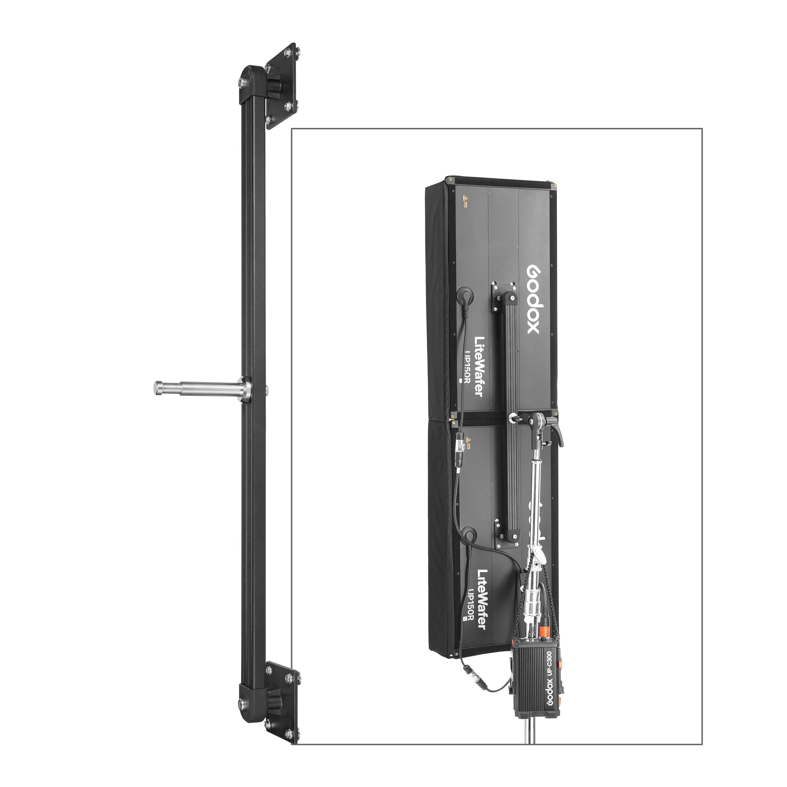 Godox UP150RSC02 1'x4' Vertical Straight-Connector for UP150R Panels