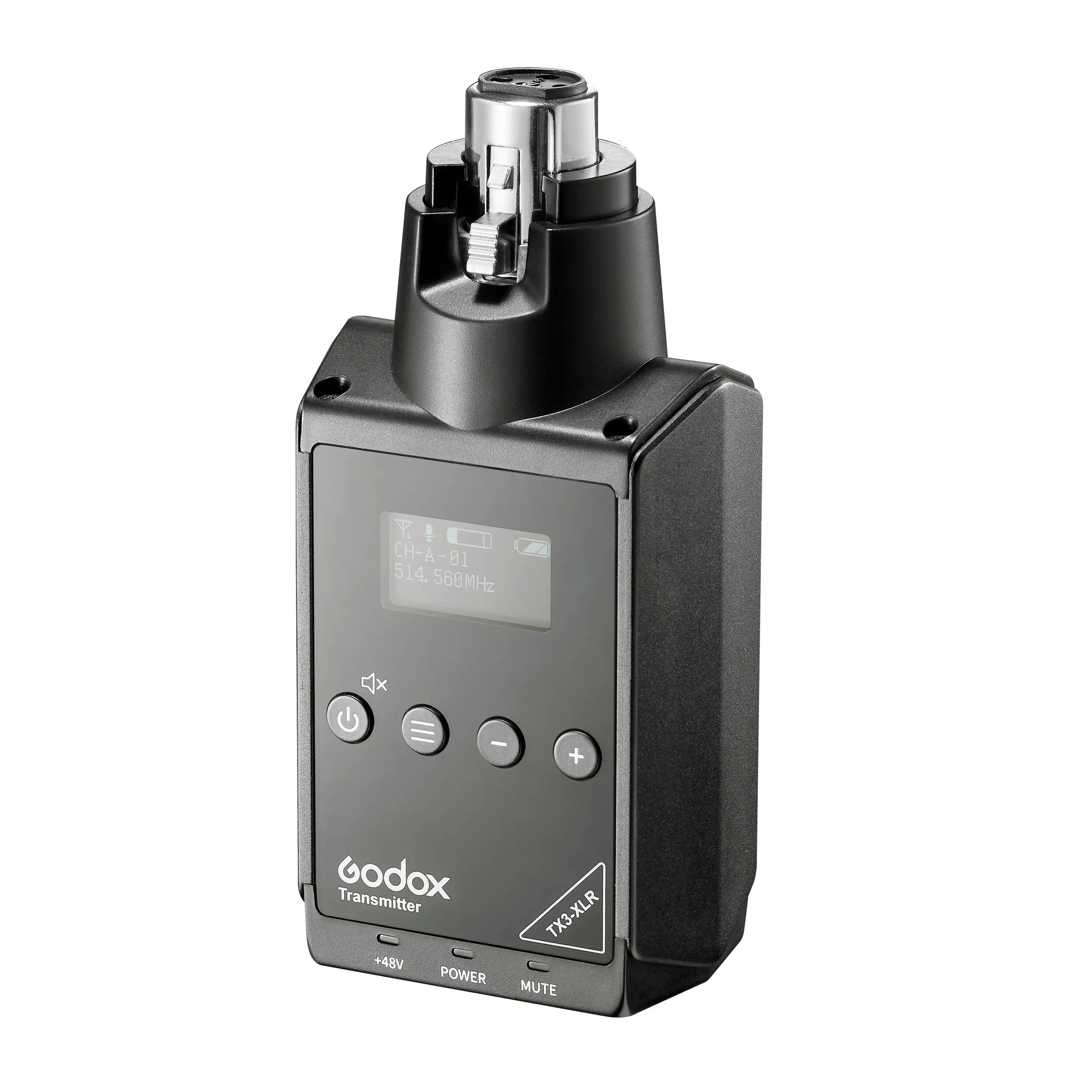 Godox TX3-XLR Plug-and-Play UHF Wireless XLR Microphone Transmitter