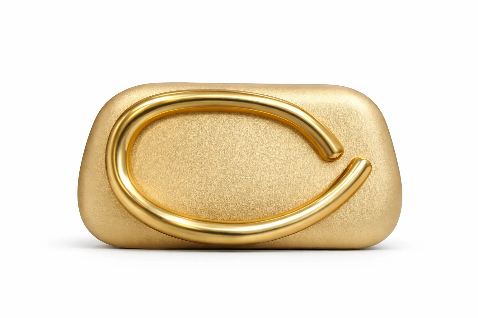 Bolso Dorado con Asa