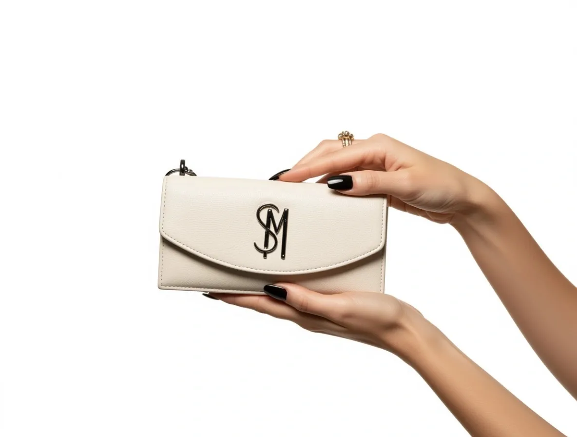 Bolsa Steve Madden Clutch Beige/Negra