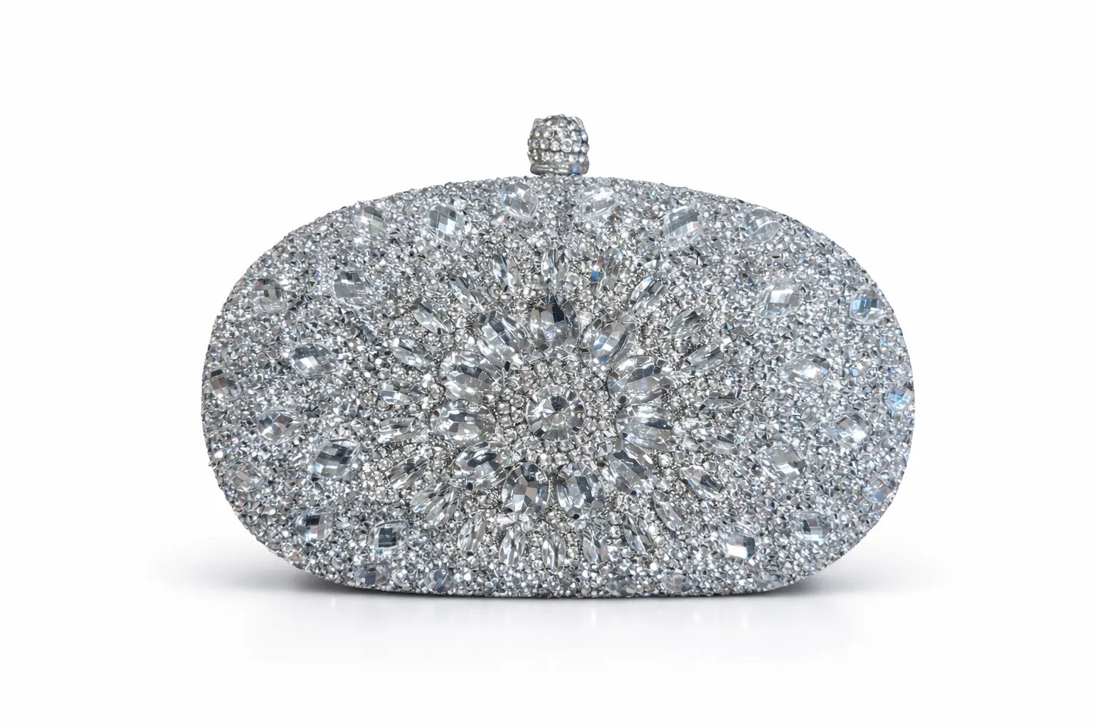 Bolso Cristales Plata