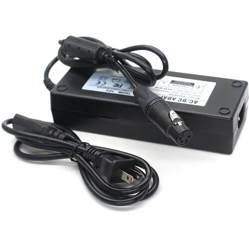 4 PIN FEMALE XLR TO AC POWER ADAPTER