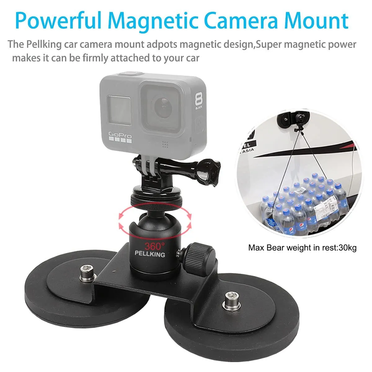 PELLKING MAGNET CAMERA MOUNT GOPRO