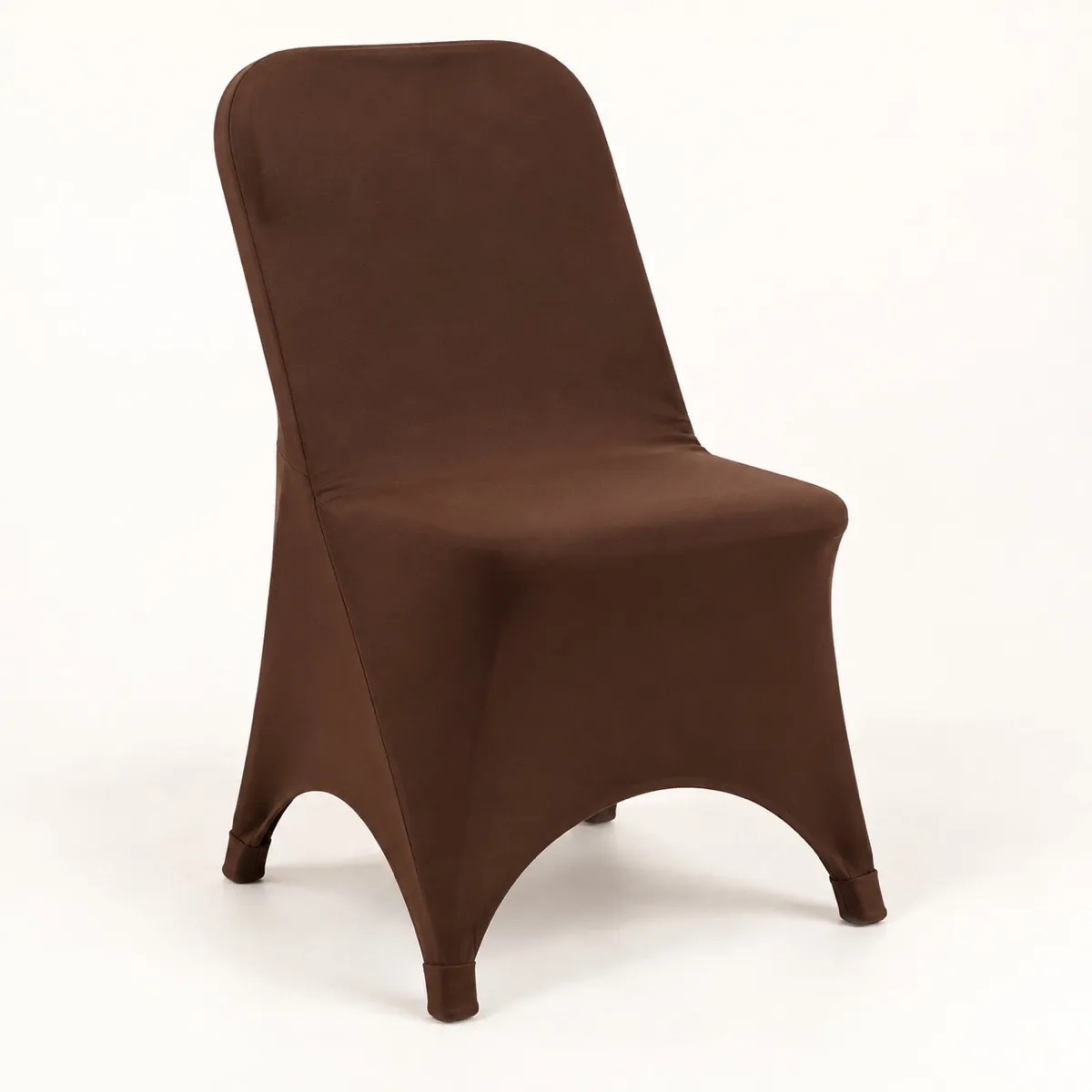 Chocolate Brown Fitted Chair Cover