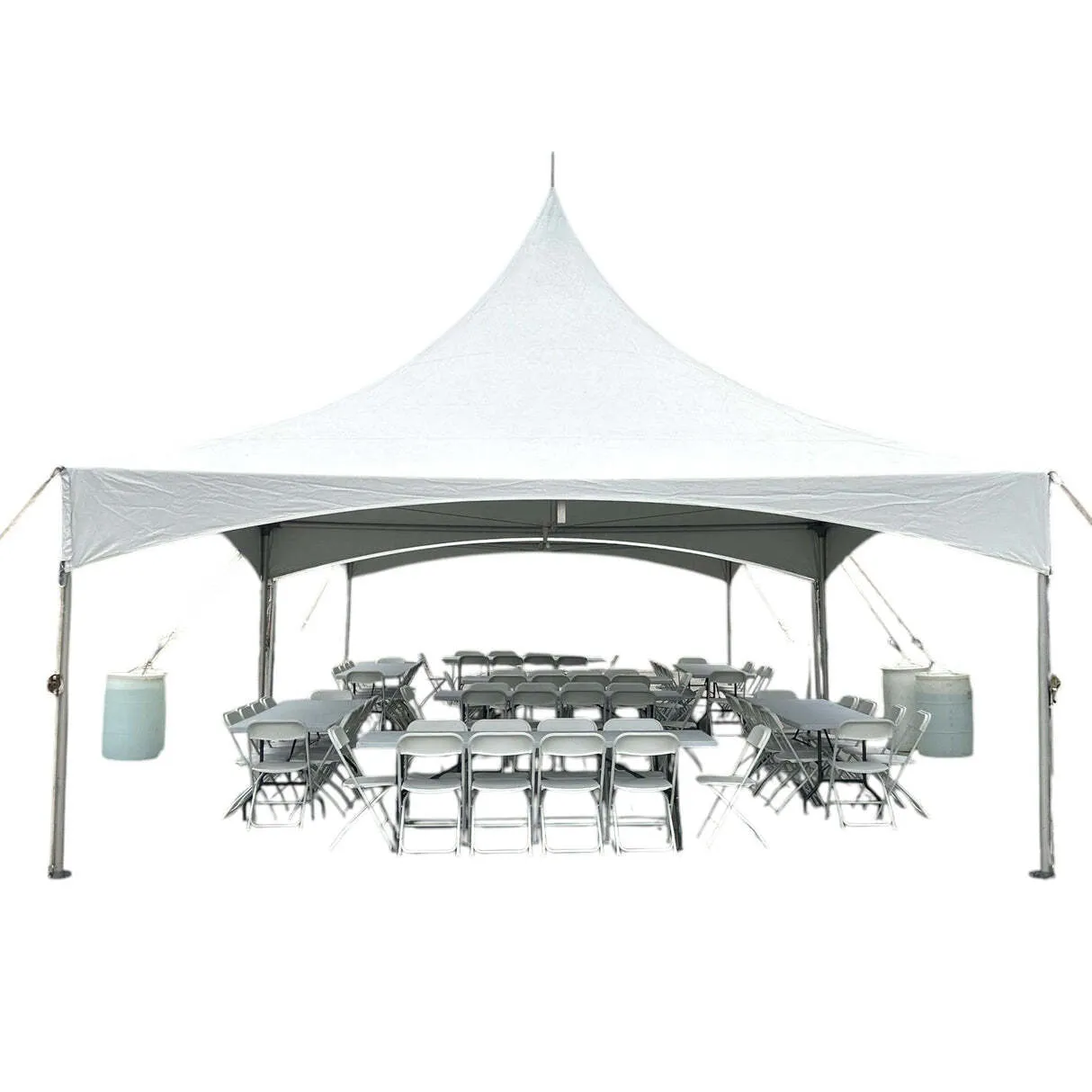 20x20 White Commercial Tent
