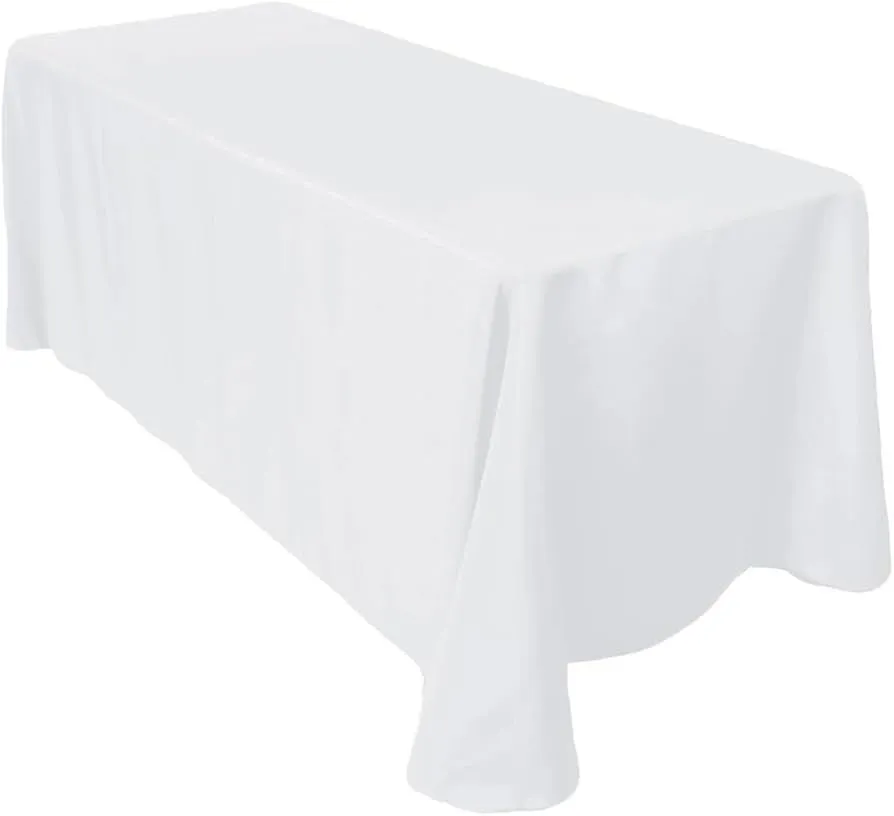 8-ft Classic Linen 90x156 (White/Black)