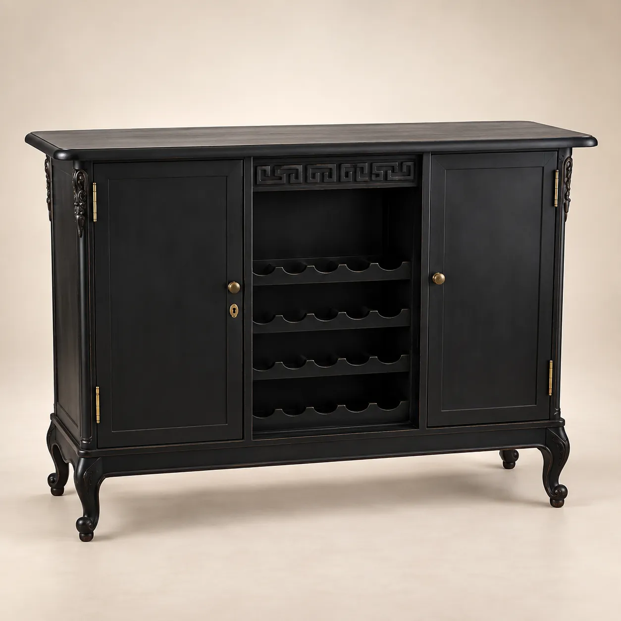 Black Vintage Bartender Bar