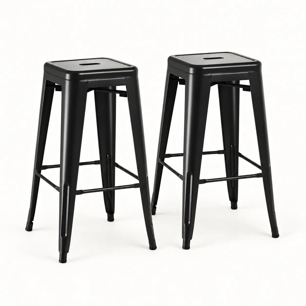 Black Metal Bar Stool