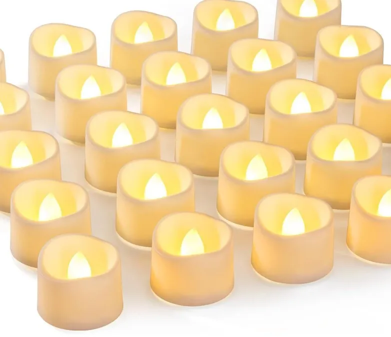 Candle - Tealight LED Flameless, White 
