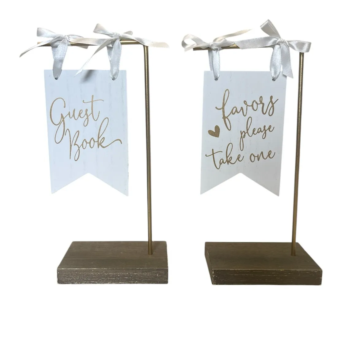 Wedding Sign Rental - "Guest Book"  & "Favors"