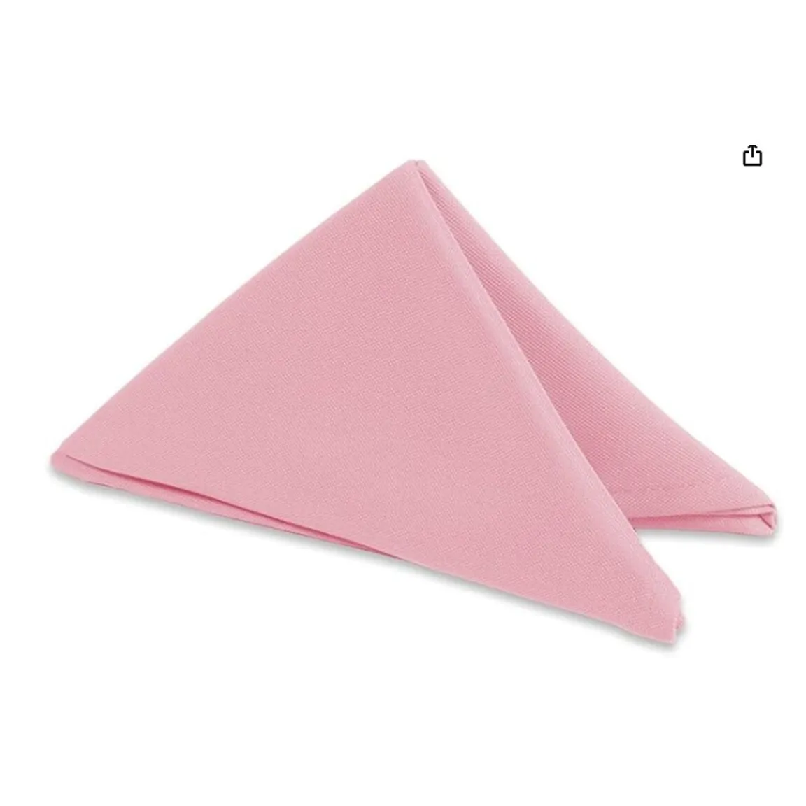 Linens - Napkin, Pink 17" x 17"