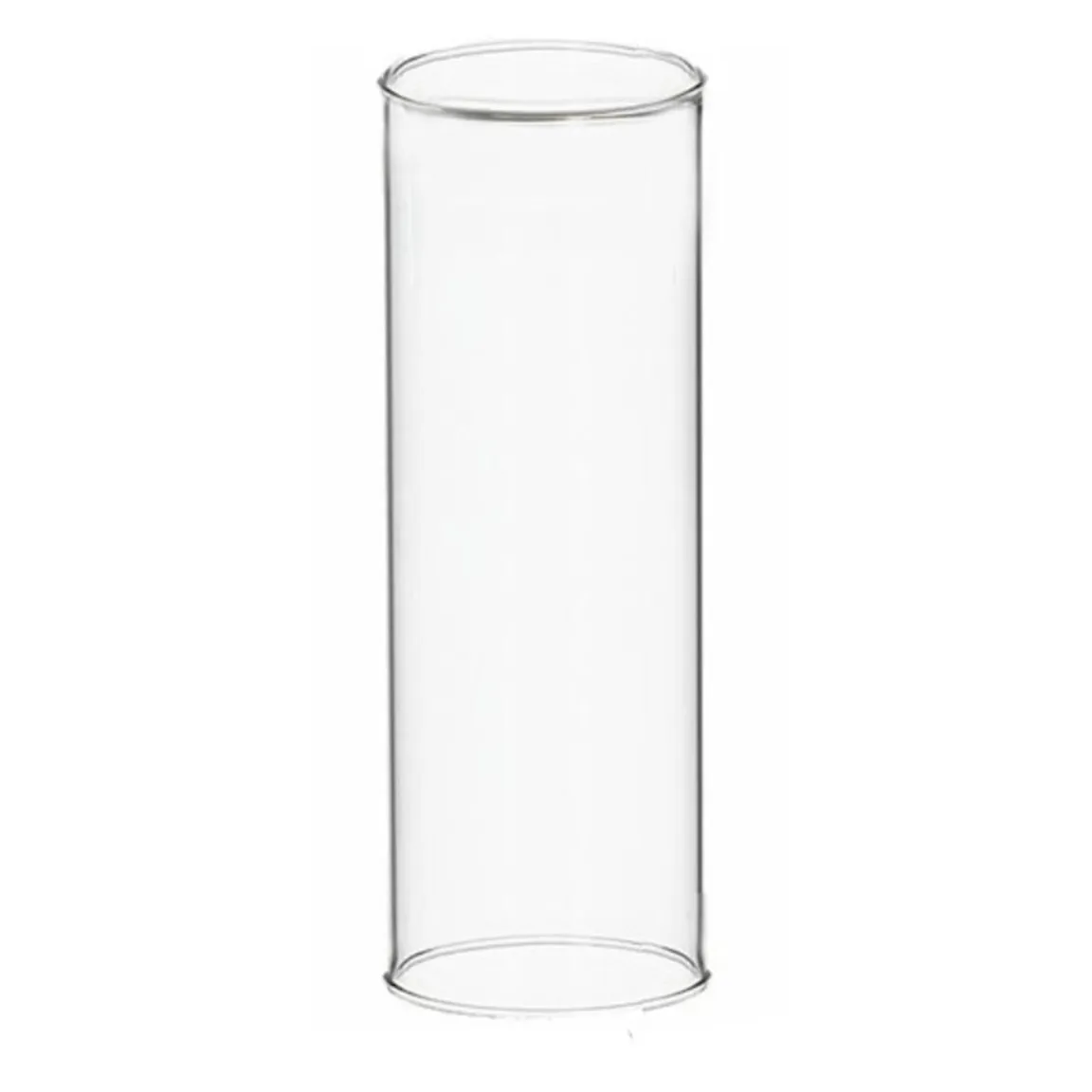 Clear Glass Open Bottom Hurricane 