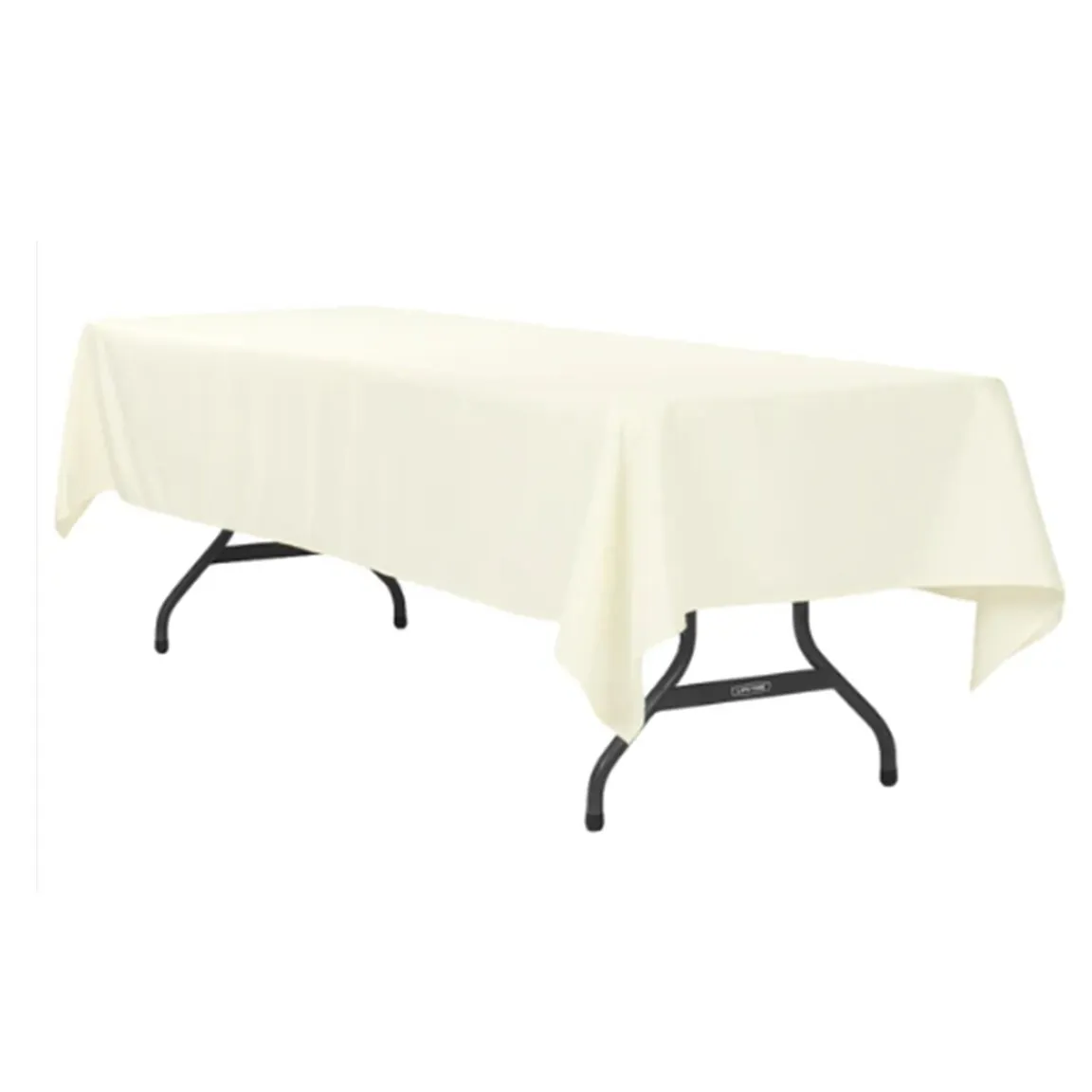Linens - Tablecloth, Ivory Rectangle 120" x 60"