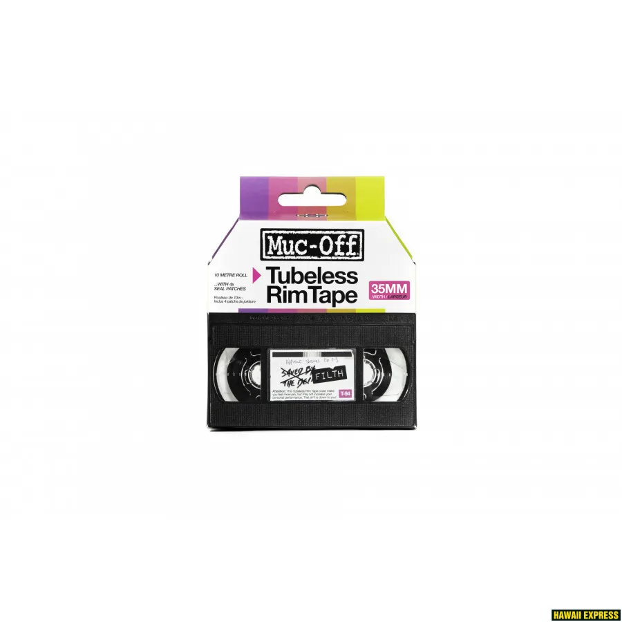 Muc-Off Rim Tape 10m Roll - 35mm (Boxed)